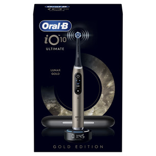 Braun Oral-B iO 10, Gold Edition, must/kuldne - Elektriline hambahari