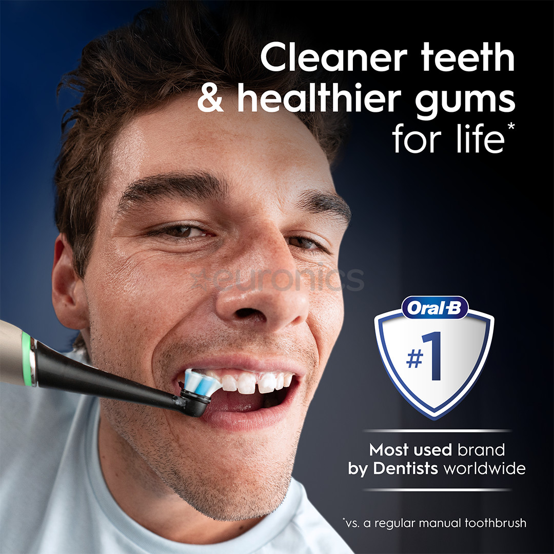 Braun Oral-B iO 10, Gold Edition, must/kuldne - Elektriline hambahari