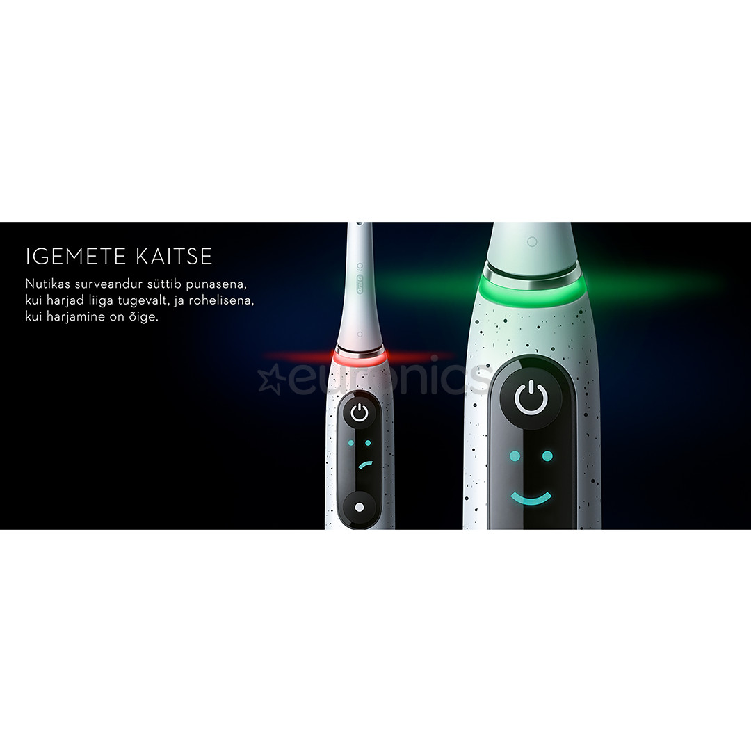 Braun Oral-B iO 10, Gold Edition, must/kuldne - Elektriline hambahari