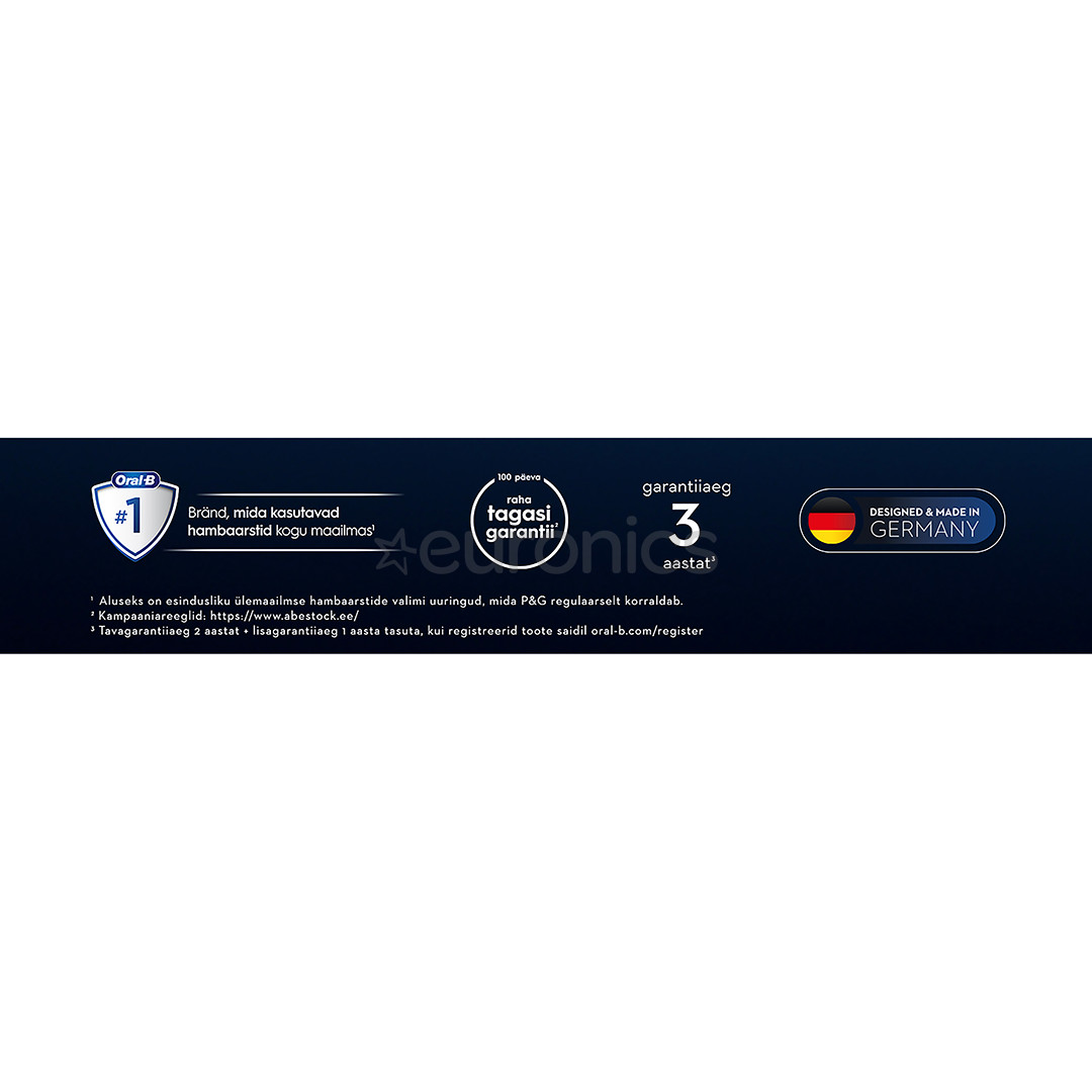 Braun Oral-B iO 10, Gold Edition, must/kuldne - Elektriline hambahari