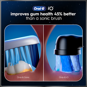 Braun Oral-B iO 10, Gold Edition, must/kuldne - Elektriline hambahari
