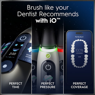 Braun Oral-B iO 10, Gold Edition, must/kuldne - Elektriline hambahari