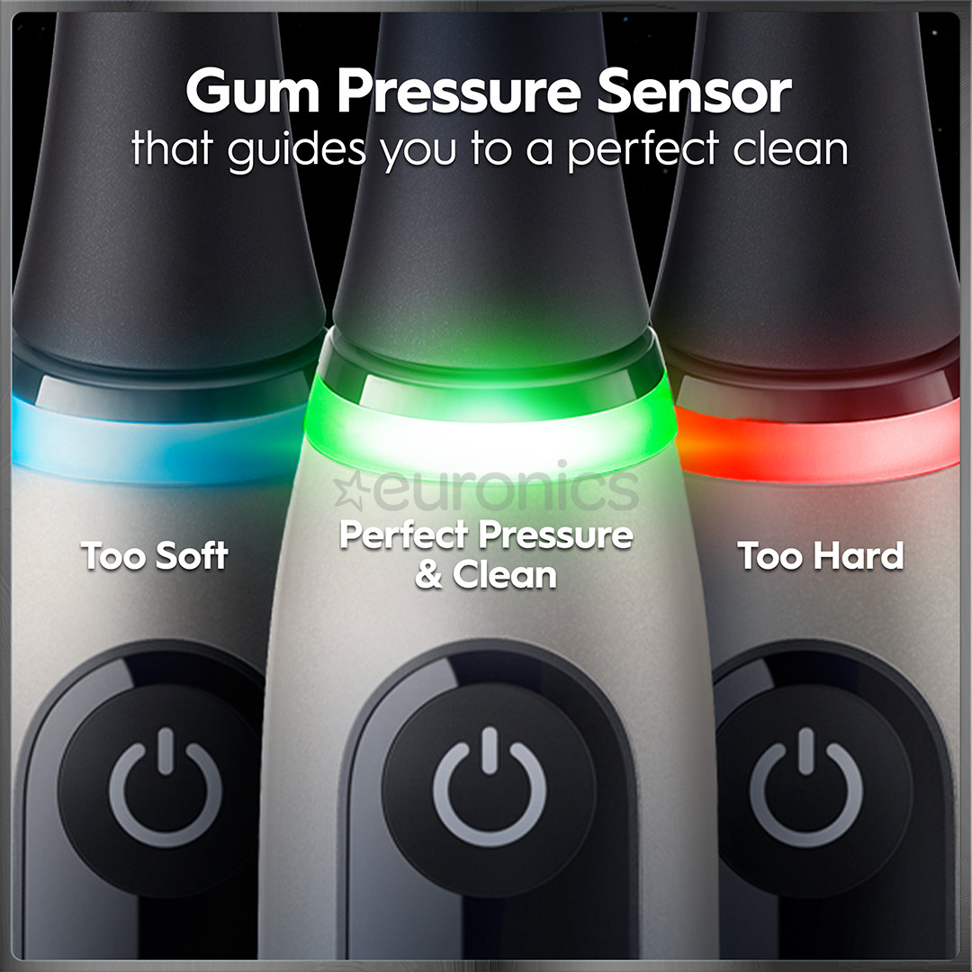 Braun Oral-B iO 10, Gold Edition, must/kuldne - Elektriline hambahari