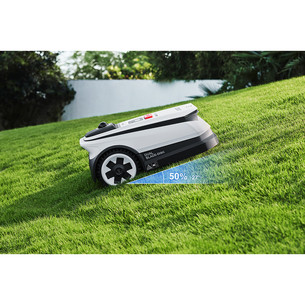 Ecovacs Goat A3000 Lidar Pro, valge/must - Piirdekaablivaba robotmuruniiduk