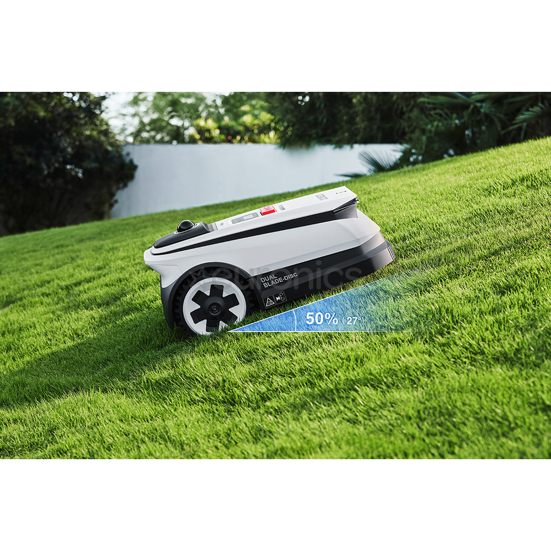 Ecovacs Goat A3000 Lidar Pro, valge/must - Piirdekaablivaba robotmuruniiduk