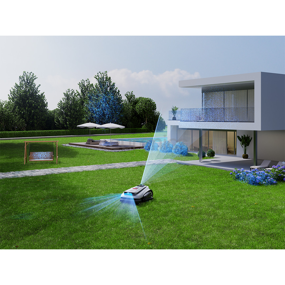 Ecovacs Goat A3000 Lidar Pro, valge/must - Piirdekaablivaba robotmuruniiduk