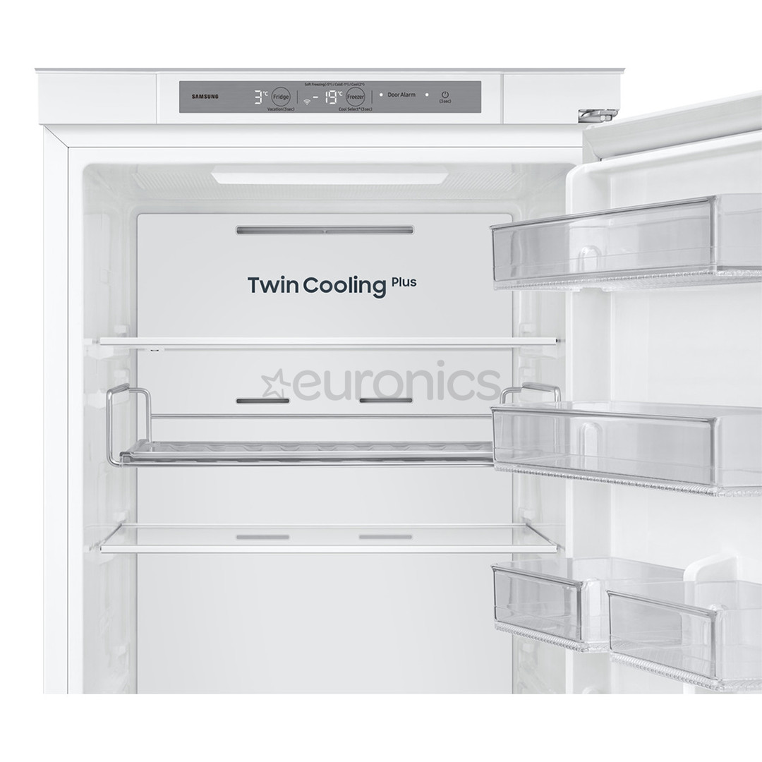 Samsung, NoFrost, 298 L, kõrgus 194 cm - Integreeritav külmik