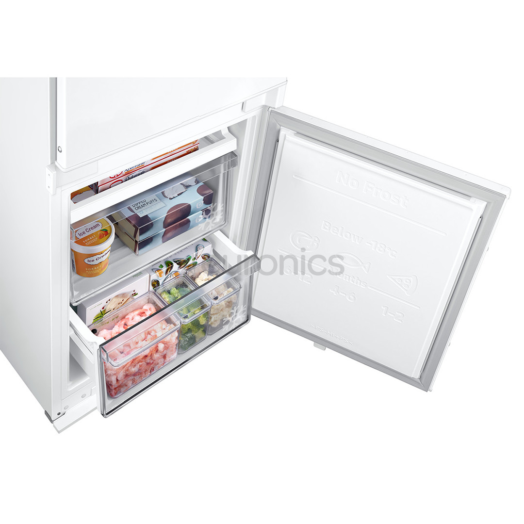 Samsung, NoFrost, 298 L, kõrgus 194 cm - Integreeritav külmik