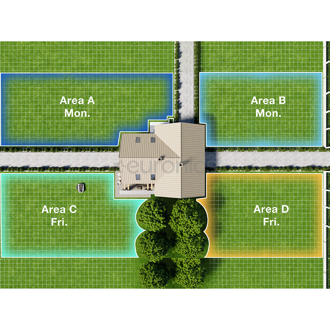 Ecovacs GOAT O1200 LiDAR PRO, valge/must - Piirdekaablivaba robotmuruniiduk