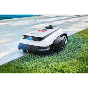 Ecovacs Goat A1600 LiDAR PRO, valge/must - Piirdekaablivaba robotmuruniiduk