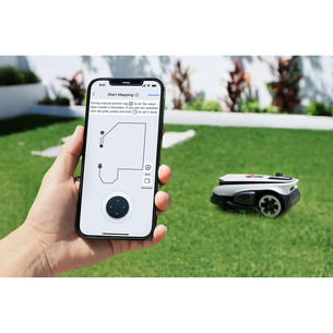 Ecovacs Goat A1600 LiDAR PRO, valge/must - Piirdekaablivaba robotmuruniiduk