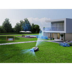 Ecovacs Goat A1600 LiDAR PRO, valge/must - Piirdekaablivaba robotmuruniiduk