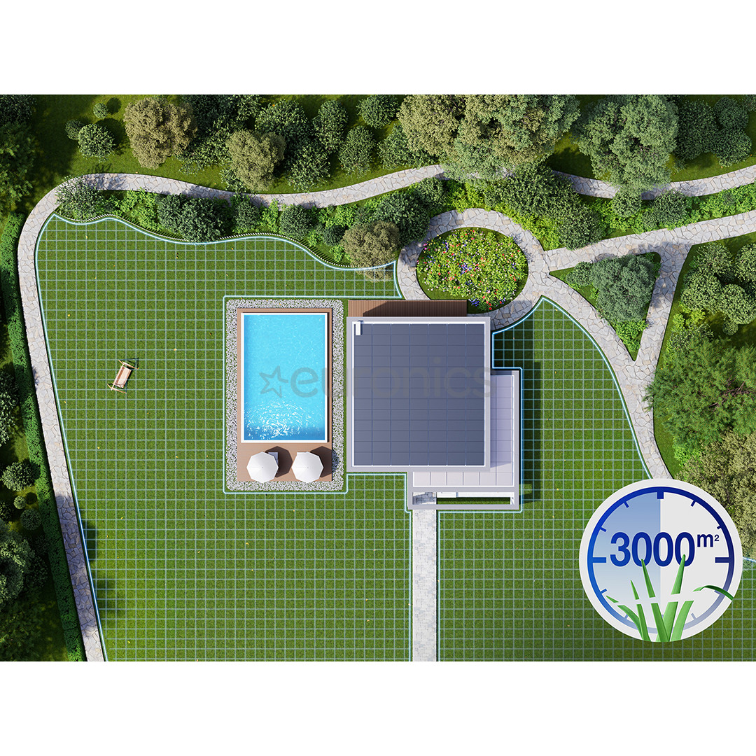 Ecovacs Goat A1600 LiDAR PRO, valge/must - Piirdekaablivaba robotmuruniiduk