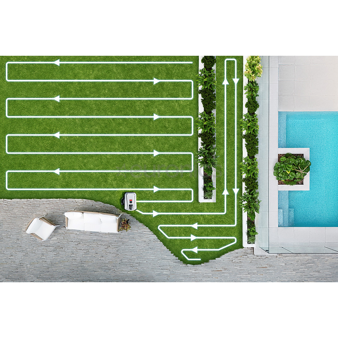 Ecovacs Goat A1600 LiDAR PRO, valge/must - Piirdekaablivaba robotmuruniiduk