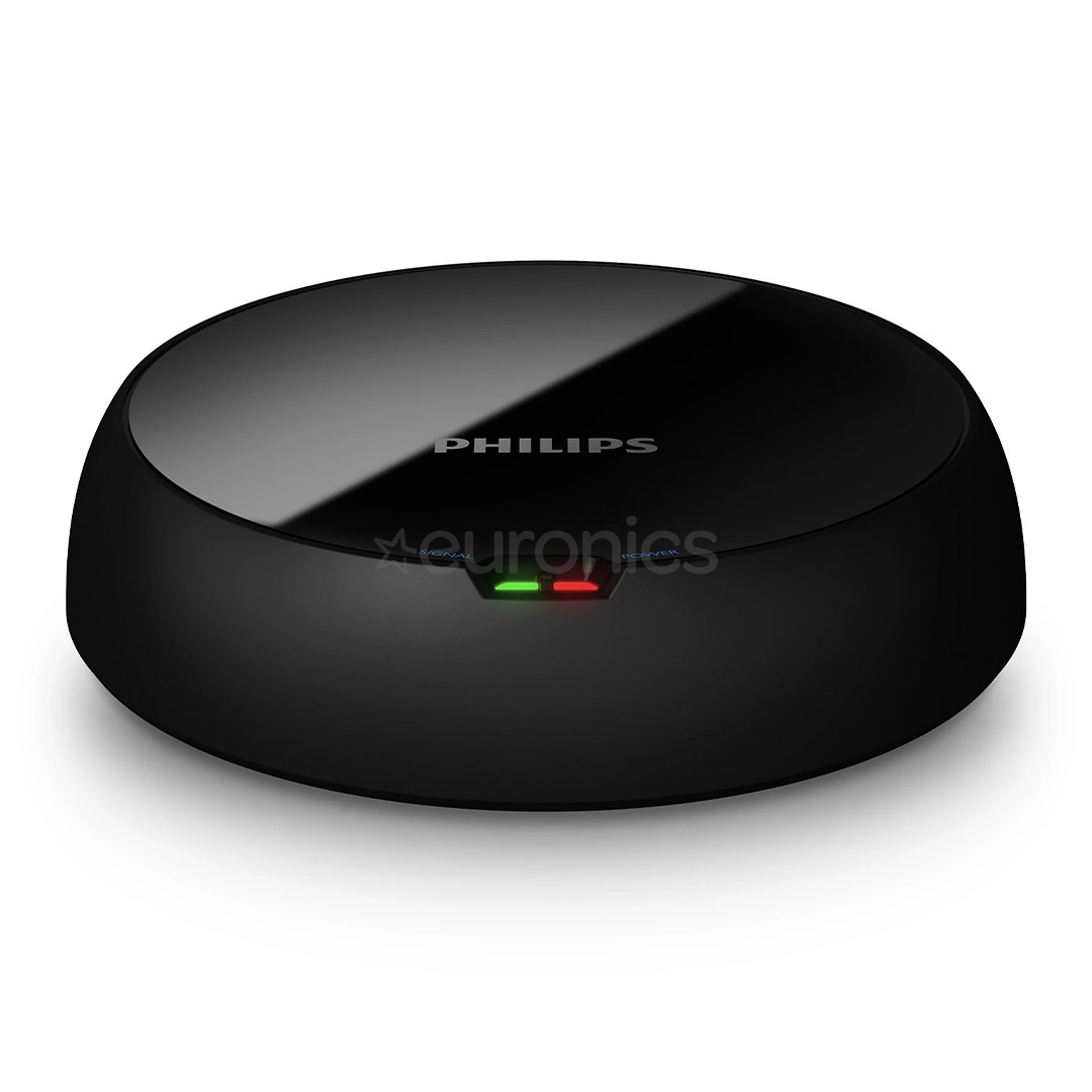 Philips SHC5200M2 TV headphones, must - Juhtmevabad kõrvaklapid