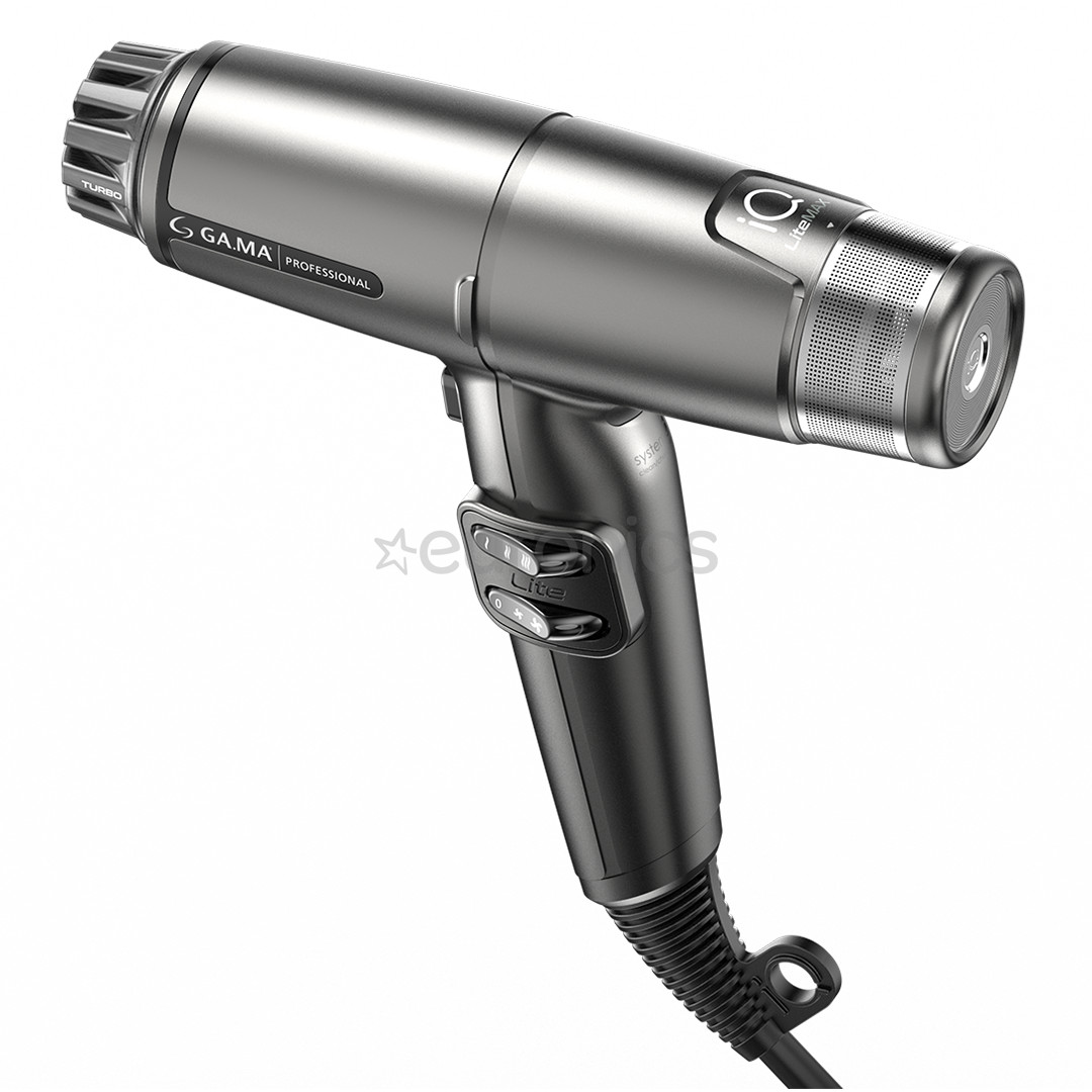 GA.MA IQ Lite Max, 1700 Вт, серый - Фен