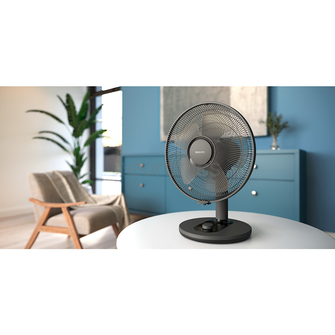 Philips Table Fan 1000 Series, черный - Настольный вентилятор