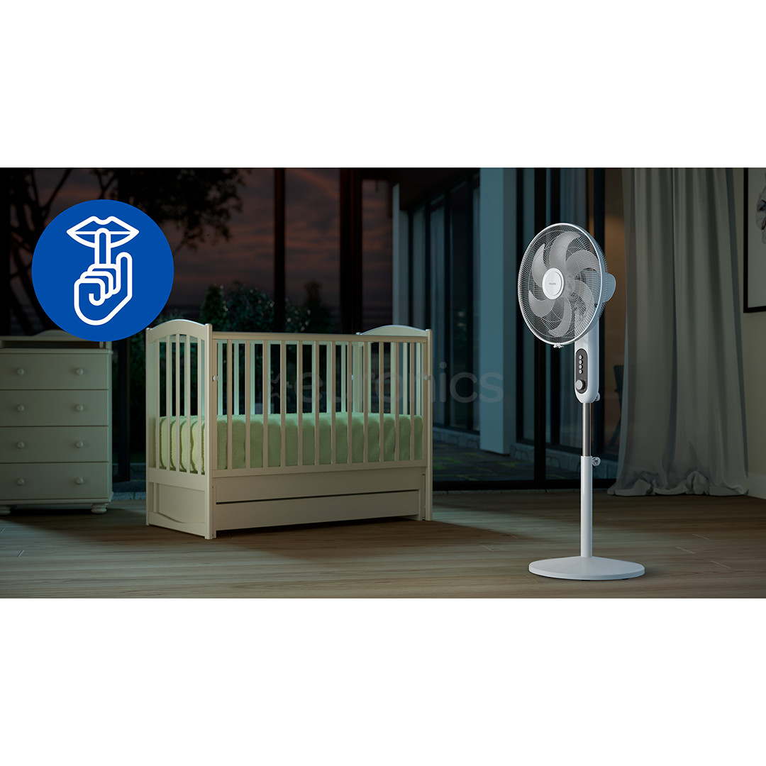 Philips 1000 Seeria, valge - Põrandaventilaator