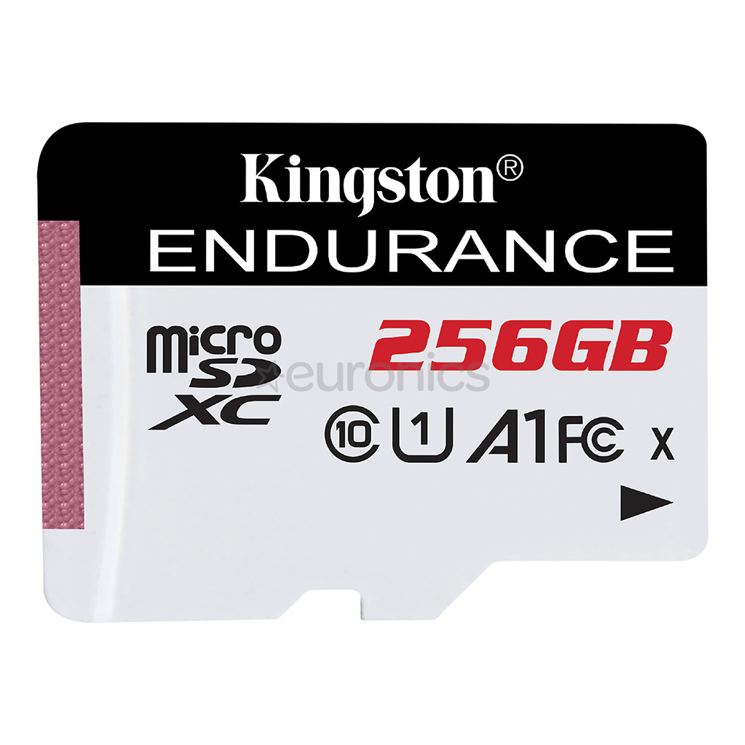 Kingston High-Endurance, microSDXC, 256 GB, valge - Mälukaart