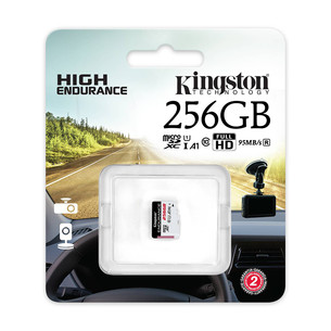 Kingston High-Endurance, microSDXC, 256 GB, valge - Mälukaart