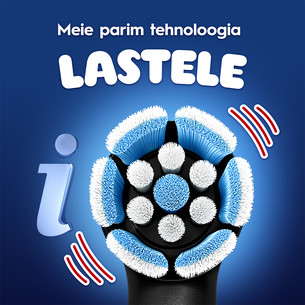 Braun Oral-B iO Kids, Marvel Spiderman, must - Elektriline hambahari + vutlar