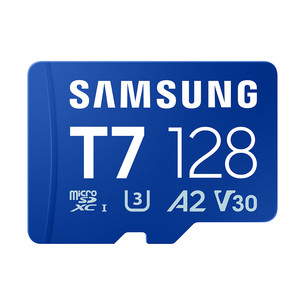 Samsung microSD Card T7, 128 GB, UHS-I, sinine - Mälukaart MB-MB128T/WW