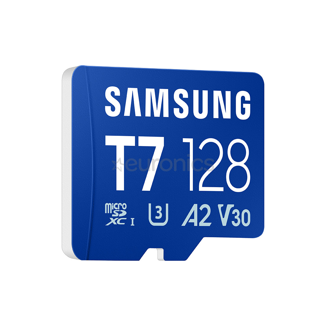 Samsung microSD Card T7, 128 GB, UHS-I, sinine - Mälukaart