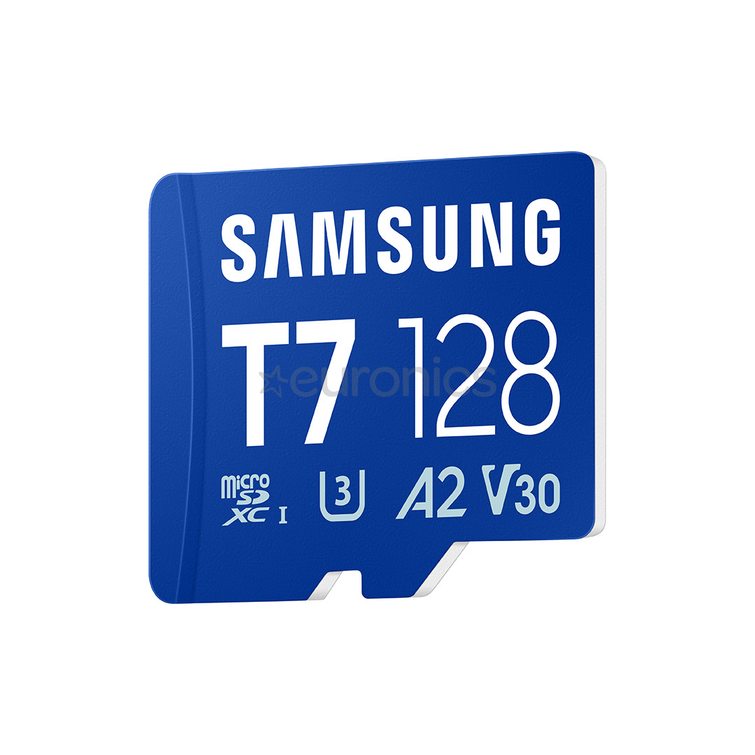 Samsung microSD Card T7, 128 GB, UHS-I, sinine - Mälukaart