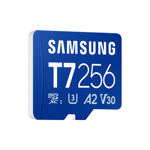 Samsung microSD Card T7, 256 GB, UHS-I, sinine - Mälukaart