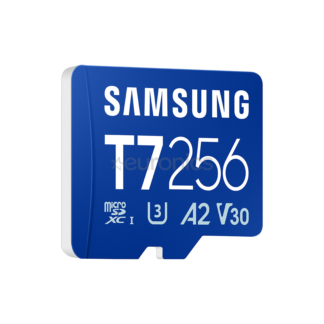 Samsung microSD Card T7, 256 GB, UHS-I, sinine - Mälukaart