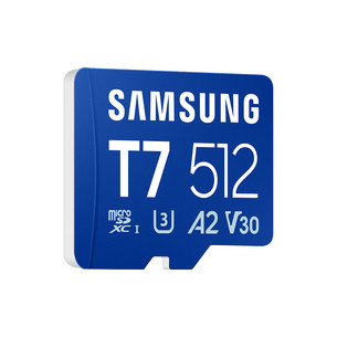 Samsung microSD Card T7, 512 GB, UHS-I, sinine - Mälukaart