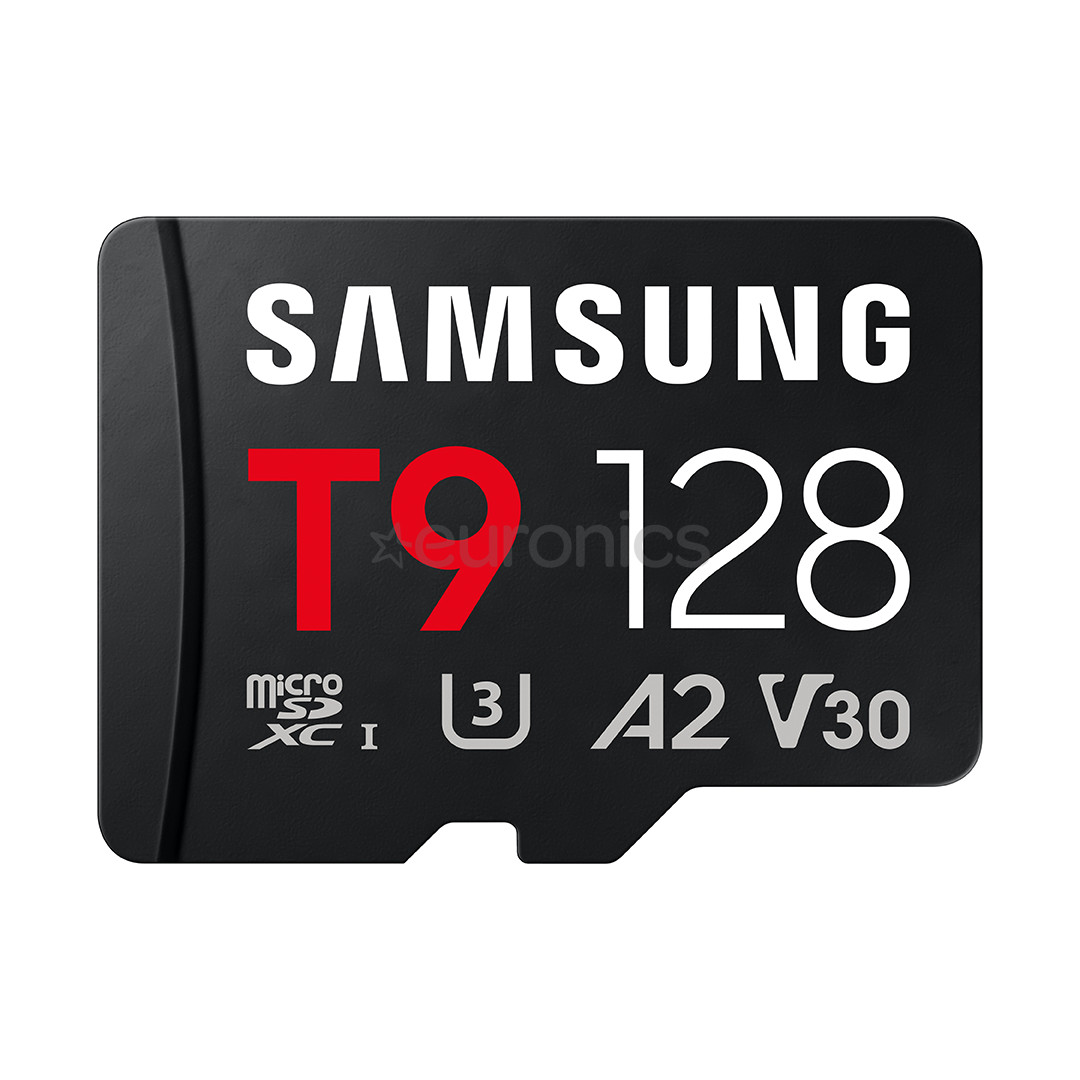 Samsung microSD Card T9, 128 GB, UHS-I, must - Mälukaart