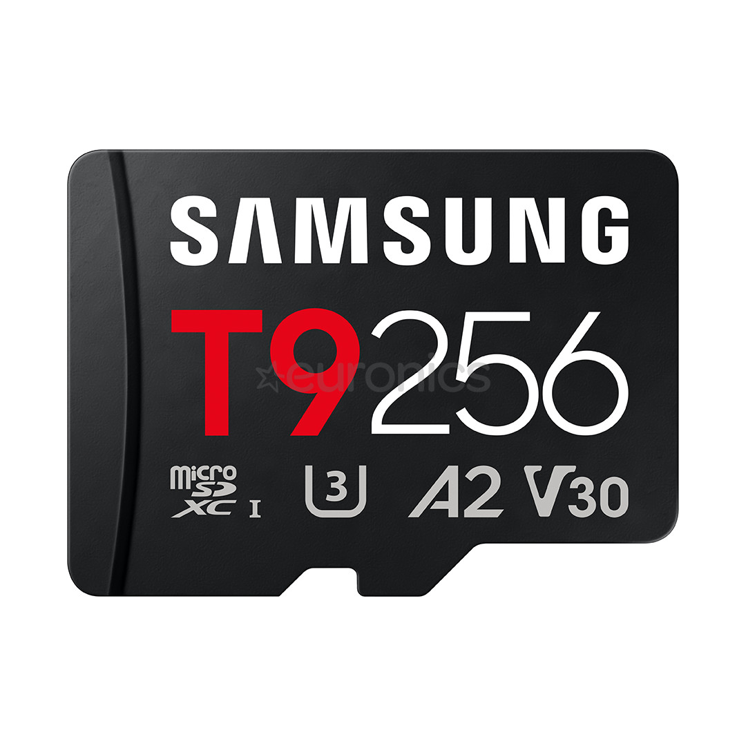Samsung microSD Card T9, 256 GB, UHS-I, must - Mälukaart