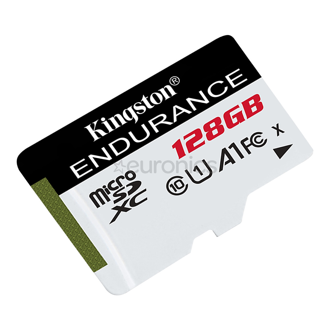 Kingston High-Endurance, microSDXC, 128 GB, black/white - Memory card