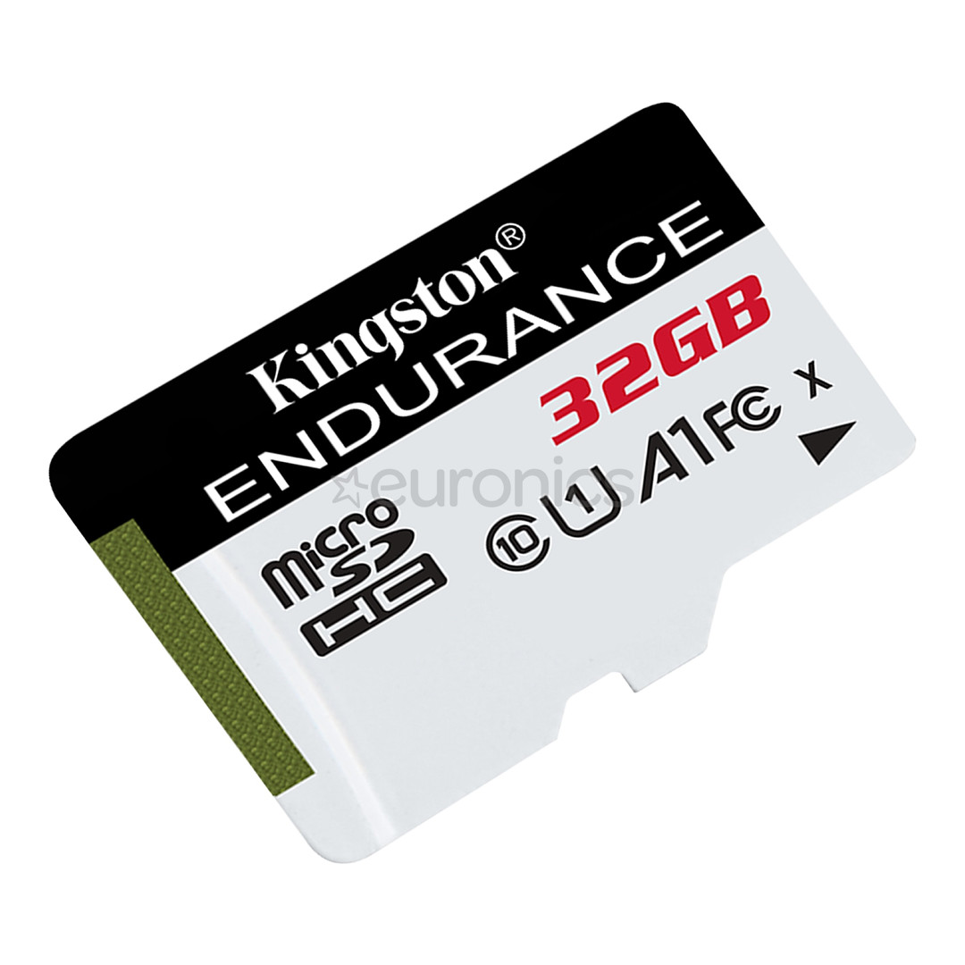 Kingston High-Endurance, microSDXC, 32 GB, white - Memory card