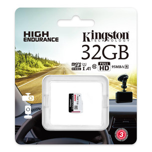 Kingston High-Endurance, microSDXC, 32 GB, white - Memory card