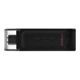Kingston DataTraveler 70, USB-C, 256 GB, must - Mälupulk PR000133926