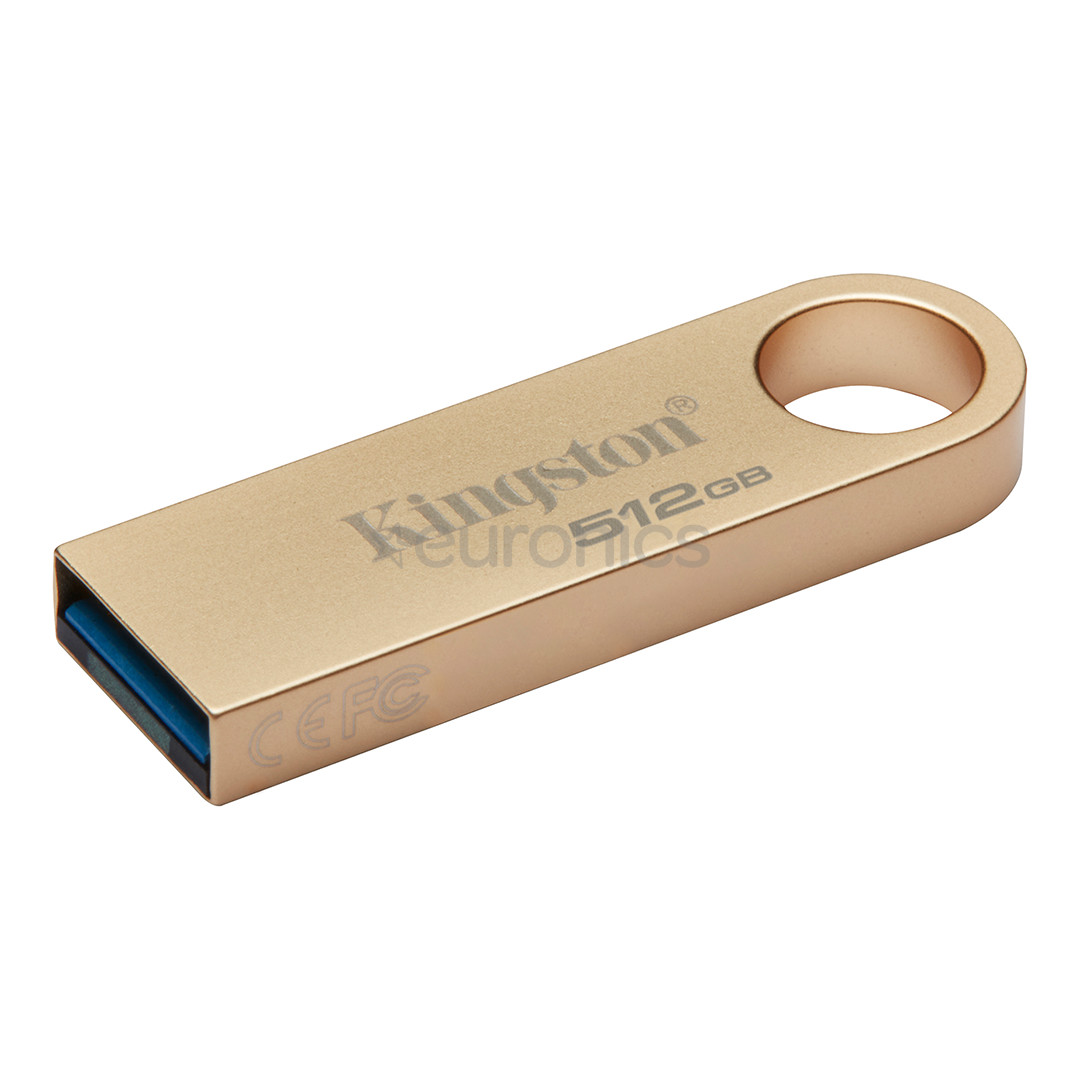 Kingston DataTraveler SE9 G3, 512 GB, kuldne - USB-mälupulk