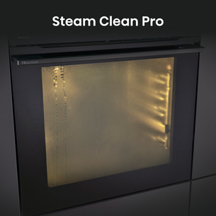 Hisense Hi8, 77 L, black - Built-in steam oven