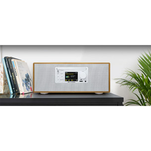 Muse M-695 DBTW, CD/FM/DAB+, pruun/valge - Muusikakeskus