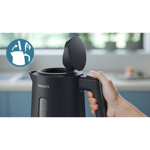 Philips 3000 Series, 1.7 L, black - Kettle