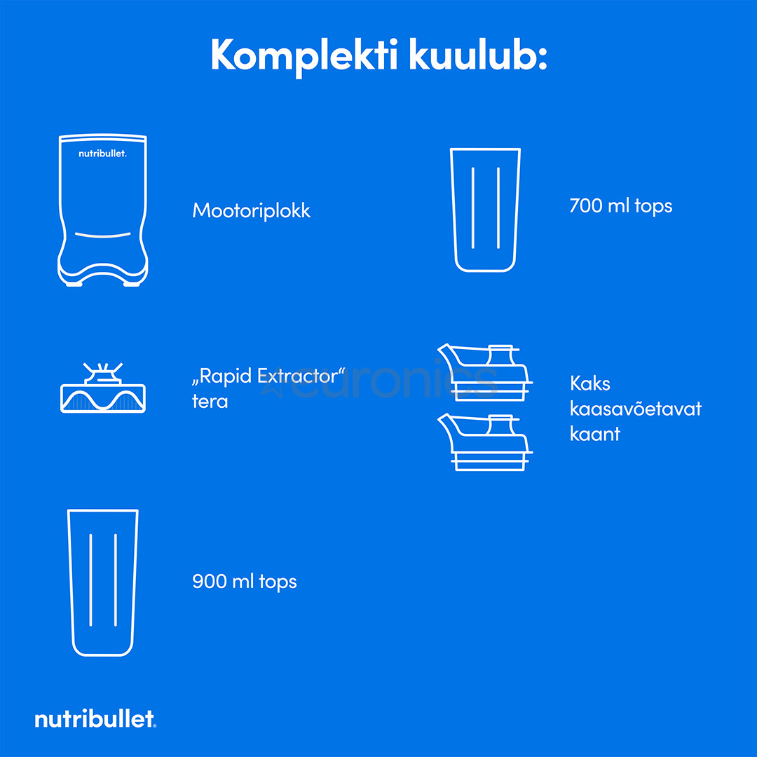 Nutribullet Ultra, 1200 W, dark grey - Sports blender