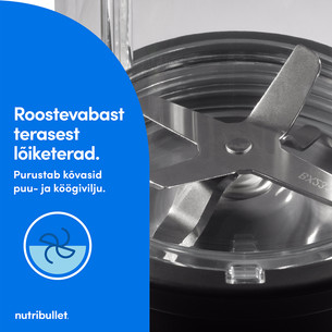 Nutribullet Pro, 900 W, 0,95 L, hõbedane - Blender