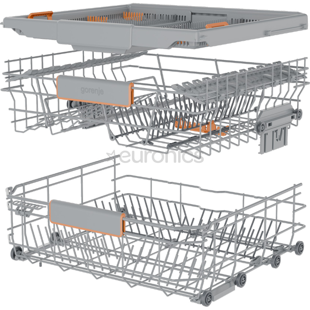 Gorenje G600, 16 nõudekomplekti, laius 59.9 cm, hõbedane - Eraldiseisev nõudepesumasin