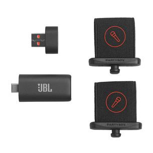 JBL EasySing Mics, must - Juhtmevaba mikrofon