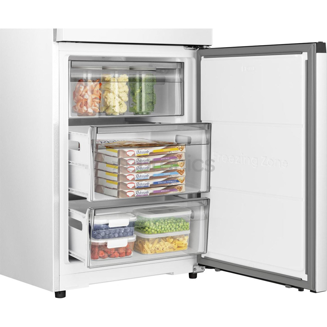 Hisense  Hi3, Total No Frost, 330 L, kõrgus 186 cm, valge - Külmik