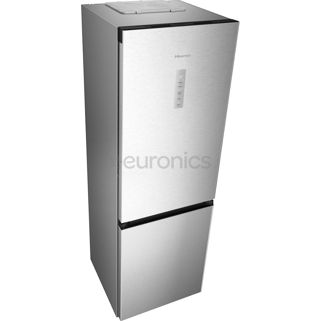 Hisense Hi3, Total No Frost, 330 L, height 186 cm, stainless steel - Refrigerator