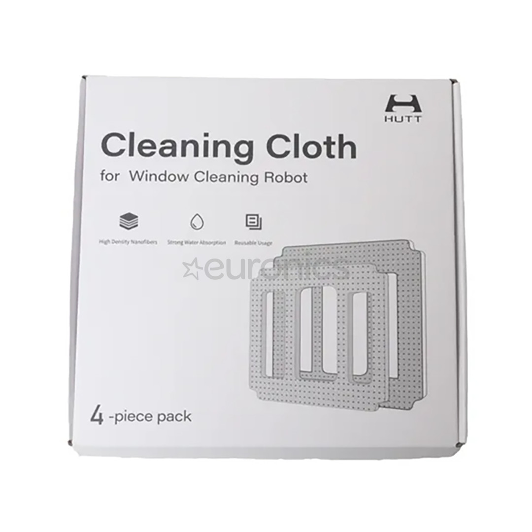 Hutt W9, 4 pcs - Cleaning pads for window cleaning robot