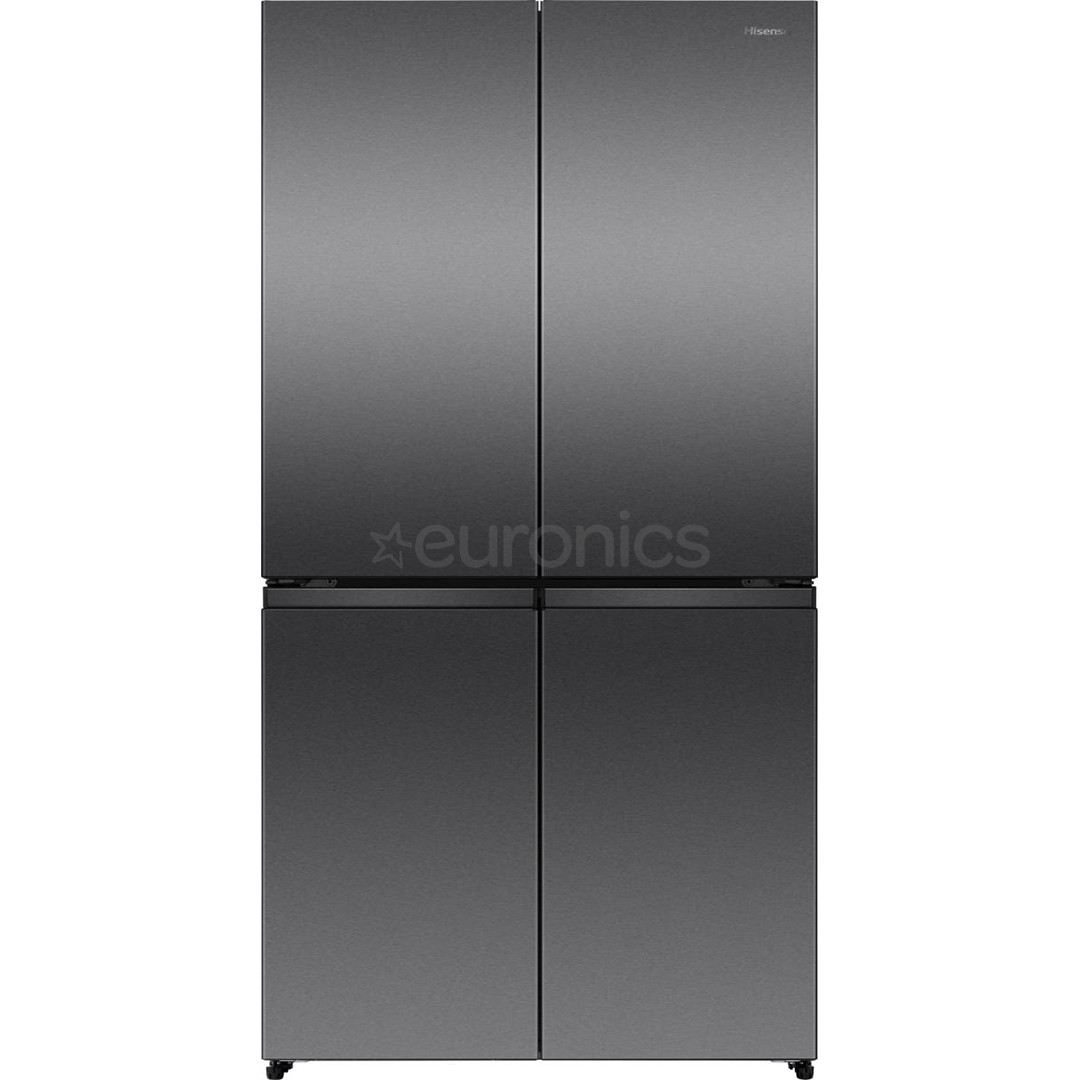 Hisense, Total No Frost, 647 л, высота 179 см, черная нерж. сталь - SBS-холодильник RQ5P640SSKD