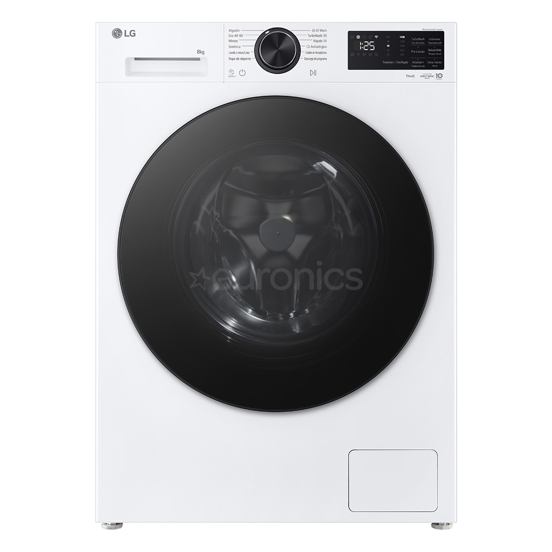 LG, 8 kg, depth 47.5 cm, 1200 rpm - Front load washing machine